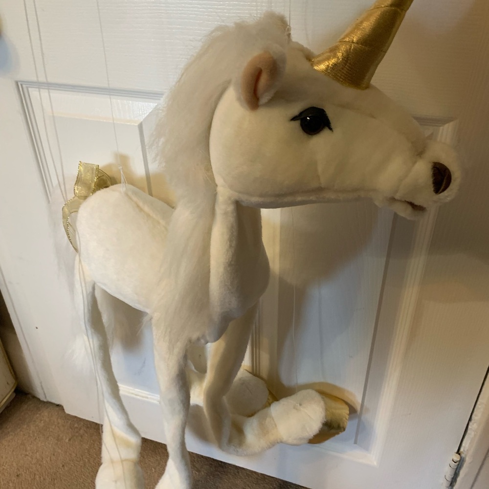 Large Unicorn marionette. Rare. Excellent condition! - Picture 8 of 8